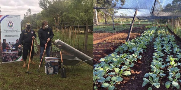  CERESO CON NUEVAS HERRAMIENTAS  PARA LA HUERTA.