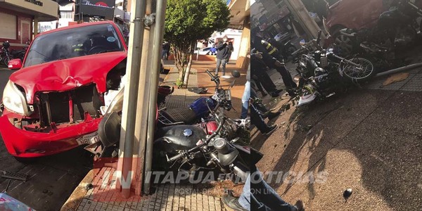 ACCIDENTE EN PLENO CENTRO DE ENCARNACIÓN.