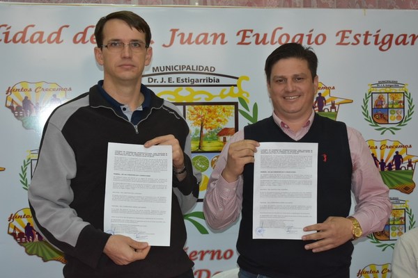 Municipalidad y Luz y Vida firman convenio - Campo 9 Noticias