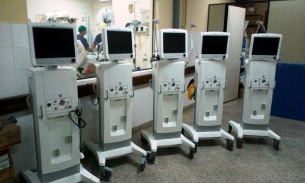 Salud recibirá donación de 40 respiradores de Alemania