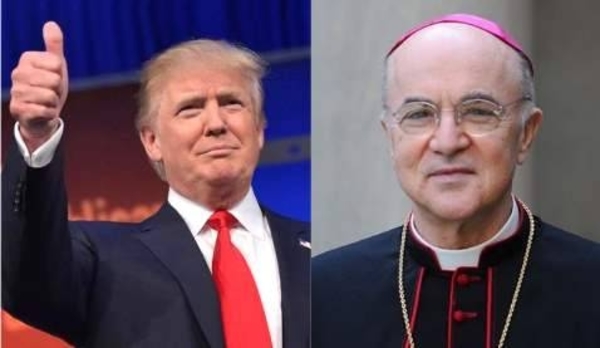 HOY / Monseñor a Trump: "Estamos en la batalla entre los hijos de la luz y los niños de la oscuridad"