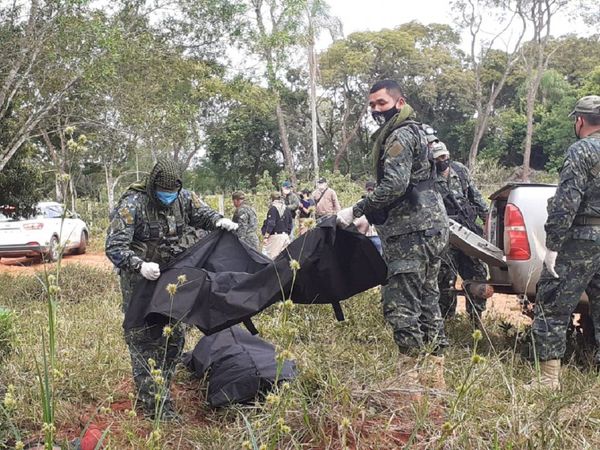 FTC confirma hallazgo de dos cuerpos con vestimenta militar en Amambay