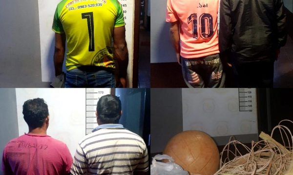 Jugaban piki vóley y terminaron presos
