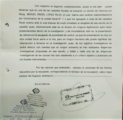 Argumento de Miguel Prieto para RECUSAR a fiscales es “KACHIÃI” e INCOHERENTE
