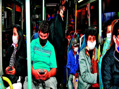 Instan a que se utilice protector facial dentro de buses para evitar contagio