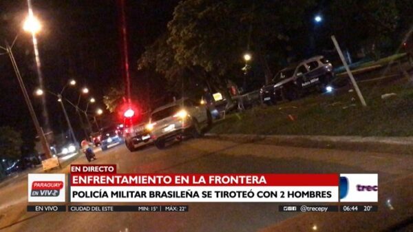 Detienen a dos paraguayos, tras tiroteo con policía militar brasileña