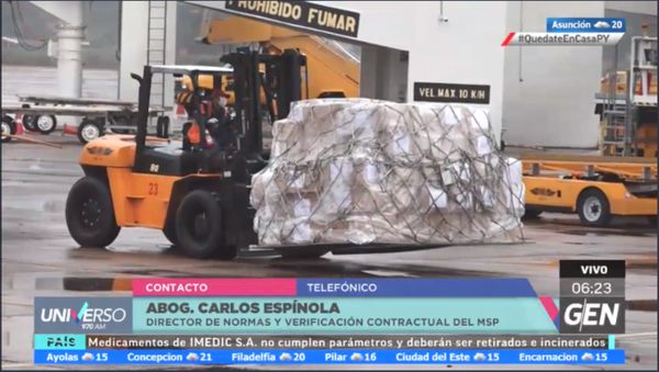 HOY / Abogado Carlos Espínola, Director de normas y verificación contractual del ministerio de Salud, sobre la devolución de anticipo por insumos médicos