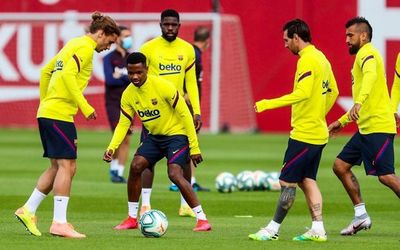 Messi entrenó con el grupo y jugará ante Mallorca - Fútbol - ABC Color