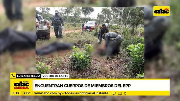 Encuentras cuerpos de miembros del EPP - ABC Noticias - ABC Color