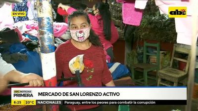 Vendedores reportan bajas ventas en Mercado de San Lorenzo - ABC Noticias - ABC Color