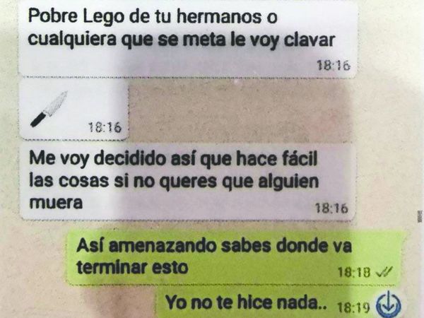 Casi mató a su ex por no darle clave de su celular