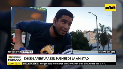 Exigen reapertura del Puente de la Amistad - ABC Noticias - ABC Color