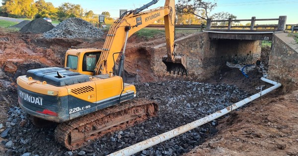 Inician obras para construcción de puente en ruta PY02