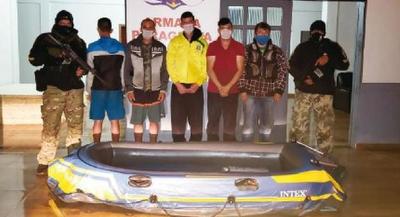Detienen a hombres que quisieron ingresar por el río Paraná