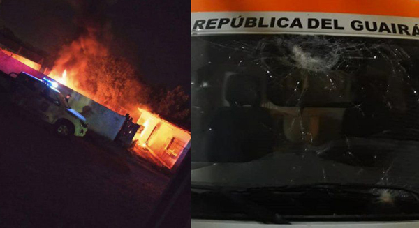 QUEMAN «ANTENA 5G» Y ATACAN AMBULANCIA DE BOMBEROS EN VILLARRICA
