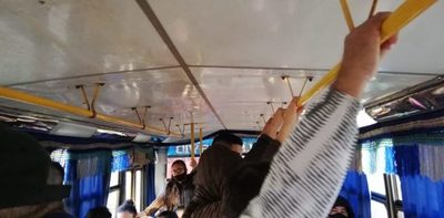 Sin personal municipal suficiente para controlar aglomeración en buses de CDE