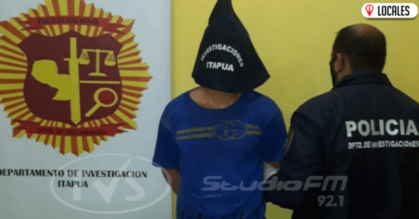 Tras varios casos de hurtos y asaltos, «Rubiaco» fue detenido por la policía