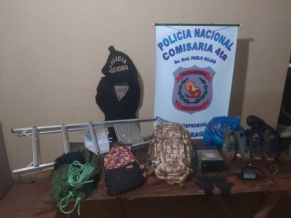 Arrestan a ladron con objetos robados