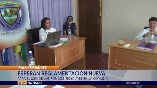 MUNICIPALIDAD DE IRALA FERNÁNDEZ ESPERA NUEVA REGLAMENTACIÓN PARA EL USO DE LOS FONDOS DE ROYALTIES