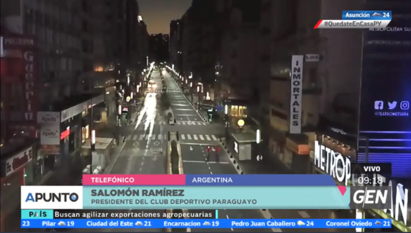 HOY / Salomón Ramírez, presidente del Club Deportivo Paraguayo de Buenos Aires: Consulado cerró en plena pandemia