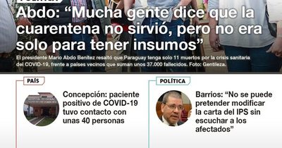 LN PM: Las noticias más importantes de la siesta