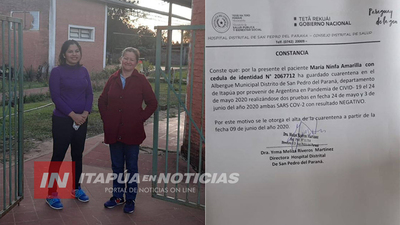 ALTAS EN EL ALBERGUE MUNICIPAL DE SAN PEDRO DEL PARANÁ.