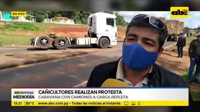 Cañicultores de Mauricio José Troche protestan - ABC Noticias - ABC Color