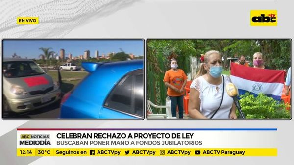 Celebran rechazo de proyecto de Ley - ABC Noticias - ABC Color