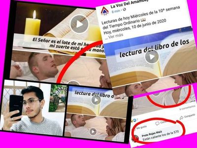 A Dios rezando y con el mazo dando: Página de Radio Amambay publica pasajes bíblicos con pornografía