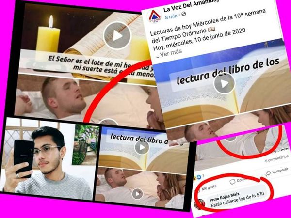 A Dios rezando y con el mazo dando: Página de Radio Amambay publica pasajes bíblicos con pornografía