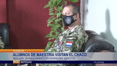 CURSANTES DEL INSTITUTO DE ALTOS ESTUDIOS ESTRATÉGICOS VISITAN VARIAS ZONAS DEL CHACO.