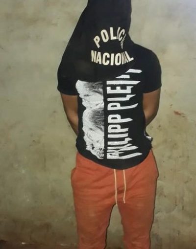 Detienen a joven sindicado de robar un parlante