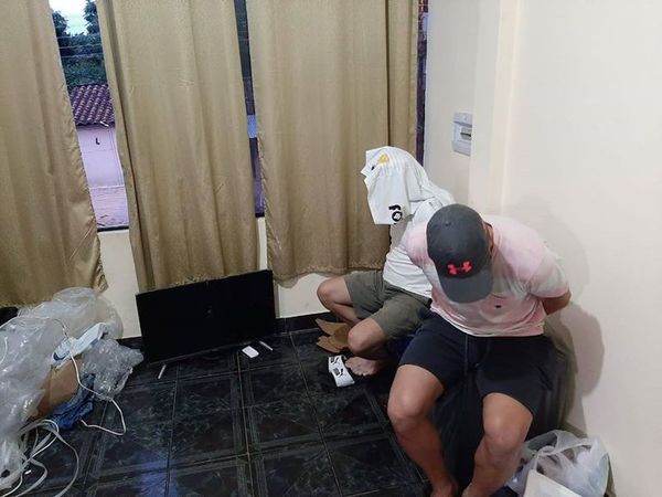 Cuatro personas detenidas por el millonario robo en cartonería de Ñemby - Nacionales - ABC Color