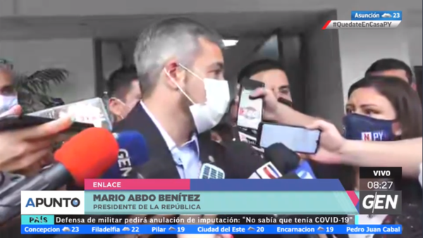 HOY / El presidente de la República Mario Abdo visita industrias que integran el Acuerdo Nacional para compras públicas en Salud