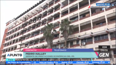 HOY / Pedro Halley, gerente de Prestaciones Económicas del IPS: "El Fondo de Salud todavía tiene un poco de liquidez, pero eso no va a durar hasta fin de año"