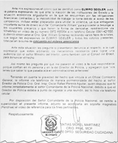 Salta otro feroz escándalo de coima - Campo 9 Noticias