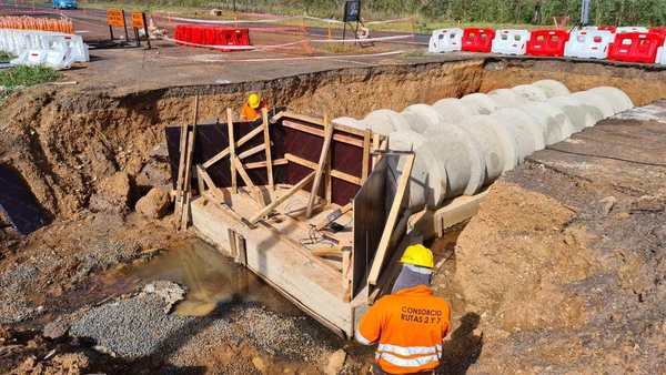Inician trabajos de construcción de tablero para puentes en San José de los Arroyos y Caaguazú