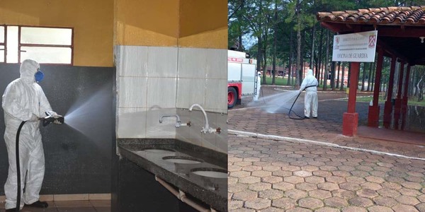 BOMBEROS DEJAN A PUNTO EL COMISOE PARA NUEVOS ALBERGADOS.