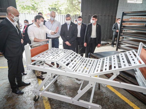 Salud prevé comprar en principio 400 camas hechas en Paraguay
