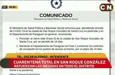 Cuarentena total en San Roque González por casos COVID-19 - C9N