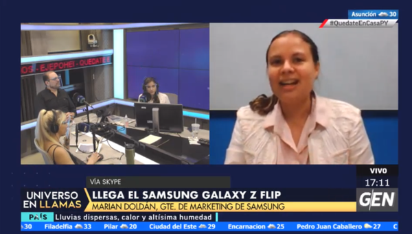 HOY / Samsung lanza el Galaxy Z Flip, primer smartphone plegable en Paraguay