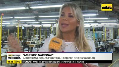 Industrias nacionales proveerán equipos de bioseguridad - ABC Noticias - ABC Color