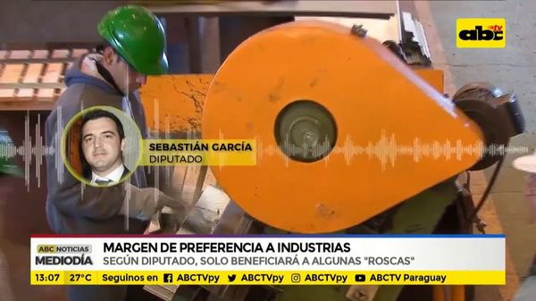 Margen de preferencia a industrias - ABC Noticias - ABC Color