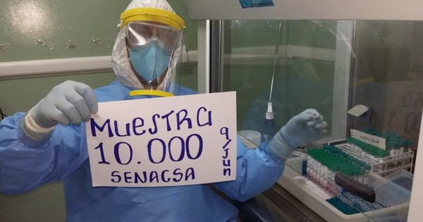 Laboratorio de Senacsa alcanza 10.000 muestras procesadas de COVID-19