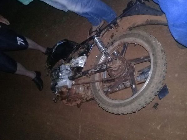 Motociclista muere en violento choque en Yhovy, Canindeyú - Nacionales - ABC Color