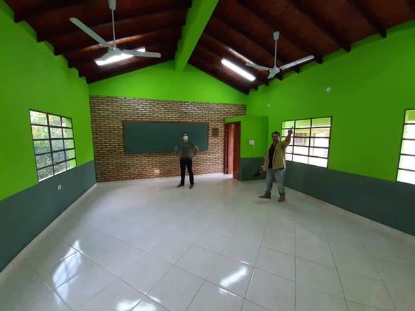Finaliza obra en colegio de zona rural de Alto Paraná - ABC en el Este - ABC Color