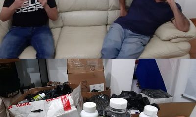 Caen hombres que comercializaban suplementos y medicamentos vencidos