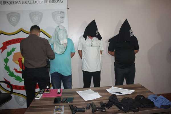 Desbaratan peligrosa banda de asaltantes autores de varios atracos en Alto Paraná