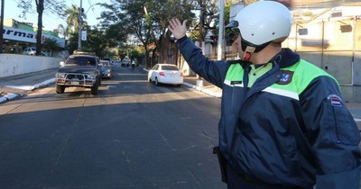 Anuncian que desde hoy PMT retoma controles en Asunción