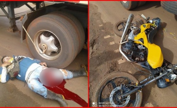 Muere mototaxista que quedó bajo las ruedas del camión